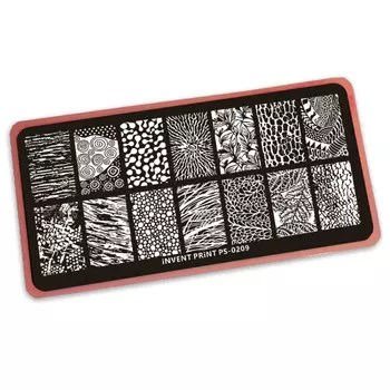 iNVENT PRiNT, Пластина для стемпинга, Узоры PS-209