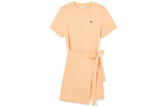 LACOSTE Женское платье с короткими рукавами, цвет Black