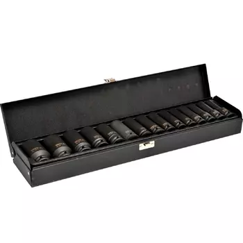 Набор удлинённых ударных головок HEX 1/2”, 15 шт. YATO [37141055 092]