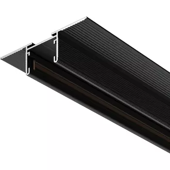 Шинопровод 48V магнитный 1м встраиваемый под ГКЛ 12,5мм Basity, черный Maytoni Technical Busbar trunkings Basity TRX172-121B