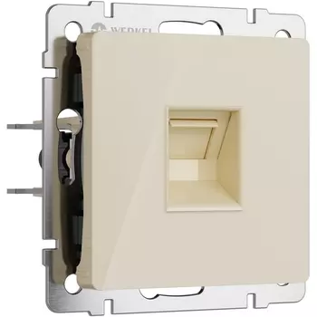 Розетка Ethernet RJ-45 (айвори акрил) Werkel W1181043 (a064064)