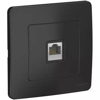 Розетка Ethernet RJ-45 (антрацит) Systeme Electric Blanca BLNIS045006