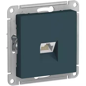 Розетка Ethernet RJ-45 (изумрудный) Systeme Electric AtlasDesign ATN000883