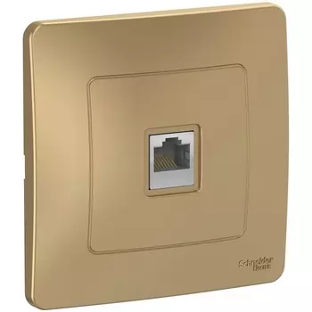 Розетка Ethernet RJ-45 (титан) Systeme Electric Blanca BLNIS045004
