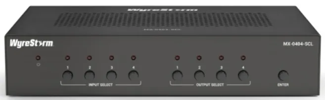 Коммутатор Wyrestorm MX-0404-SCL МАТРИЧНЫЙ