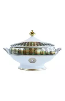 Супница Eventail Vert Bernardaud