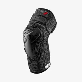 Наколенники 100% Surpass Knee Guards, Grey Heather/Black
