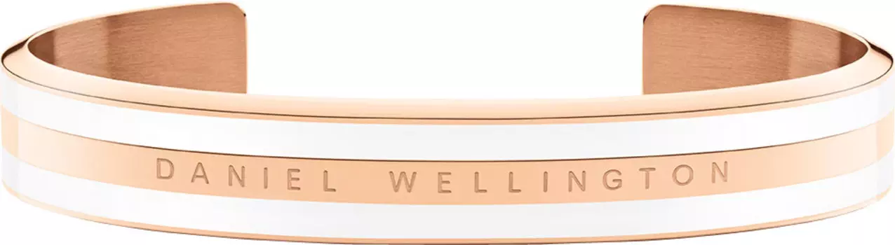 Браслеты Daniel Wellington Classic-Bracelet-Satin-White-RG-Medium