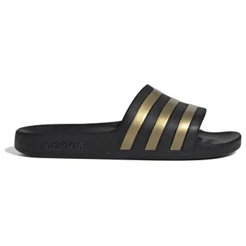 Сандалии Adidas Adilette Aqua, цвет Core Black/Gold Met./Core Black