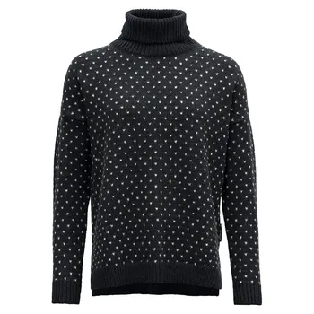 Свитер DEVOLD OF NORWAY Srisen Wool High Neck, черный