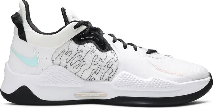 Кроссовки Nike PG 5 'White Black', белый