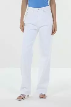 Джинсы однотонные с высокой талией Tommy Hilfiger