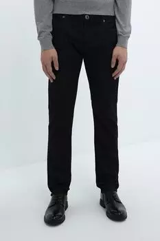 Джинсы однотонные свободного кроя EMPORIO ARMANI