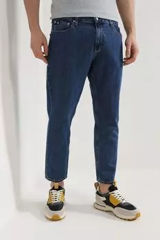 Джинсы однотонные зауженные Calvin Klein Jeans