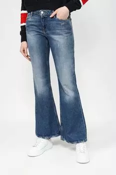 Джинсы с эффектом потертости расклешенные Tommy Jeans