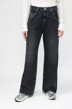 Джинсы с эффектом потертости широкого кроя Tommy Jeans
