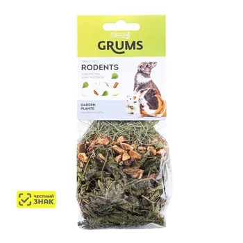 GRUMS Лакомство для грызунов Садовое ассорти, 50 гр.