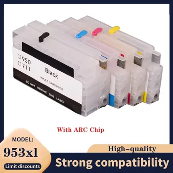 Комплект многоразовых картриджей 953XL 953 с чипом для HP OfficeJet Pro 7720 7740 8210 8216 8710 8715 8720 8725 8730 8740