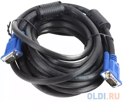 Кабель AOpen ACG341AD-5M монитор-SVGA card (15M-15M) 5м 2 фильтра