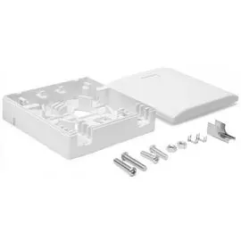 Коробка распределительная Lanmaster LAN-SBF1-WH настенная на 1 адаптер SC
