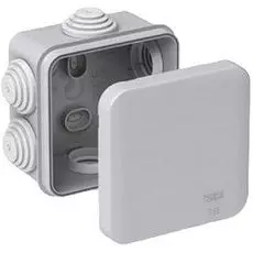 Коробка распределительная Schneider Electric IMT35091 наружная (для открытого монтажа) 100х100х50мм, IP55, 6 вводов (серая)