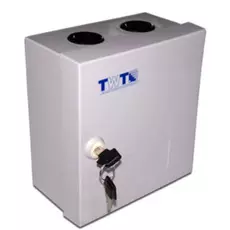 Коробка распределительная TWT TWT-DB10-10P/L на 10 плинтов (100 пар), упрощенная, пластик, с замком