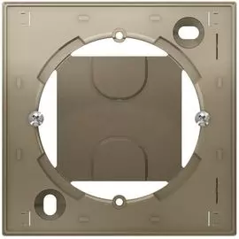 Коробка Schneider Electric ATN000500 AtlasDesign, для наружного монтажа, шампань
