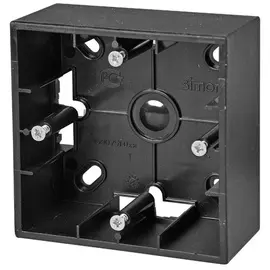 Коробка Simon 1590751-038 для наружного монтажа 1 пост, графит