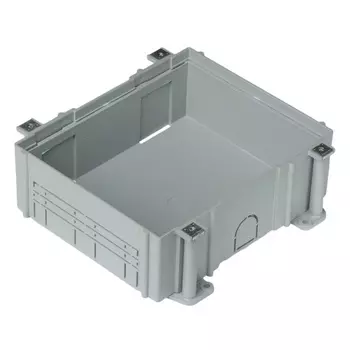 Коробка монтажная Simon G33 в бетон, для напольных лючков SF310-SF370, глубина 80-130 мм, пластик, «Connect»
