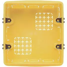 Коробка установочная BTicino 506E для твёрдых стен (106х117х52)