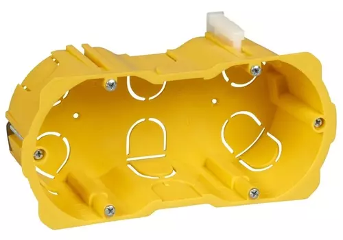 Коробка установочная Systeme Electric KM-251 С/У для ГСК двойная