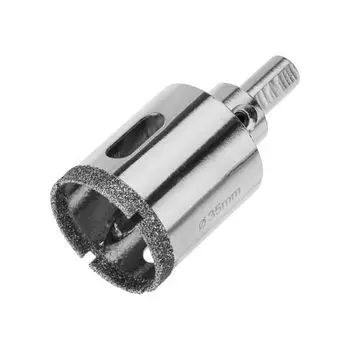 Коронка алмазная KRANZ KR-92-0011 35 мм по керамограниту с центровочным сверлом
