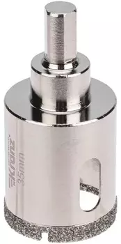 Коронка алмазная KRANZ KR-92-0026 32мм по керамограниту с центровочным сверлом