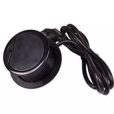 Коробка напольная Lanmaster LAN-WA-MCTA-2OK+G на два кейстоуна + одна розетка со шнуром 1.8м, черный
