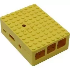 Корпус ACD RA185 yellow ABS Plastic Building Block case for Raspberry Pi 3 B