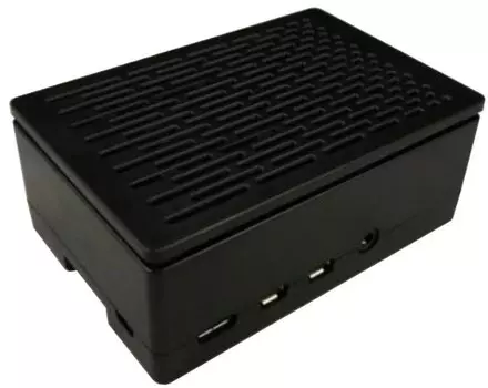 Корпус ACD RA509 Black ABS Case (Install 3010/3007 Fans or 3.5 Inch Touch Screen), совместим с креплением VESA Mount, for Raspberry PI 4B