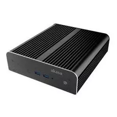 Корпус AKASA Newton S7 A-NUC35-M1B UCFF 4" X 4", черный, без БП, 2xUSB3.0, support MB Intel BLKNUC7i*BNB/BLKNUC7i*DNBE