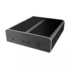 Корпус AKASA Newton S7D A-NUC38-M1B UCFF 4" X 4", черный, без БП, 2xUSB3.0, 2xUSB2.0, 1xRS-232, support MB Intel BLKNUC7i*DNBE