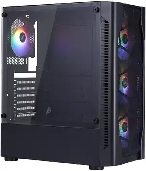 Корпус ATX 1STPLAYER DK D4 Black D4-BK-4F1