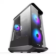 Корпус ATX 1STPLAYER FIREBASE X8 1STPLAYER X8 tempered glass, RGB fans controller &amp; remote / 2x 200mm &amp; 1x 120mm RGB fans inc
