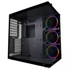 Корпус ATX 1STPLAYER STEAM PUNK SP8 SP8-G3 черный, без БП, окно из закаленного стекла, 2*USB 2.0, USB 3.0, audio