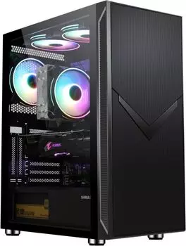 Корпус ATX ACCORD ACC-3501 черный, без БП, 2*USB 2.0, USB 3.0, USB 3.1, audio