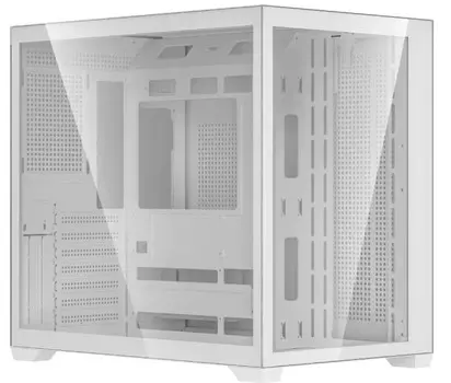 Корпус ATX ACCORD ACC-ZA06W белый, без БП, боковая и фронтальная пенль из закалённого стекла, USB 2.0, USB 3.0, USB 3.1