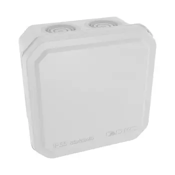 Коробка распределительная DKC 53785 с 8+2 кабельными вводами д.20/20мм,IP55,85х85х40мм, "Express"