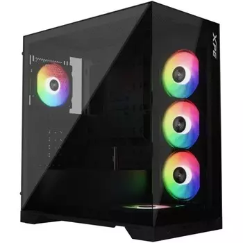 Корпус ATX ADATA XPG INVADER X BLACK без БП, пер. и бок. панели из закаленного стекла, 2*USB 3.2, Type-C, audio