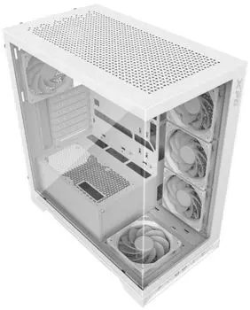 Корпус ATX ADATA XPG INVADER X BTF White без БП, боковая панель из закленного стекла, 5*120mm fan, 2*USB 3.2, USB Type-C, audio