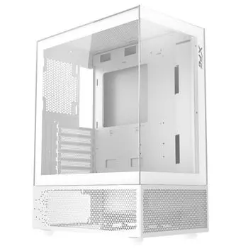 Корпус ATX ADATA XPG INVADERXMINIMT-WHCWW белый, без БП, боковая панель из закленного стекла, USB 3.2, USB Type-C, audio