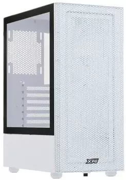Корпус ATX ADATA XPG VALOR MESH белый, без БП, боковая панель из закаленного стекла, 2*USB 3.2, audi