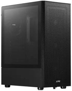 Корпус ATX ADATA XPG VALORMESHC4VA-BKCWW черный, без БП, боковая панель из закленного стекла, 4*120mm fan, 2*USB 3.2, audio