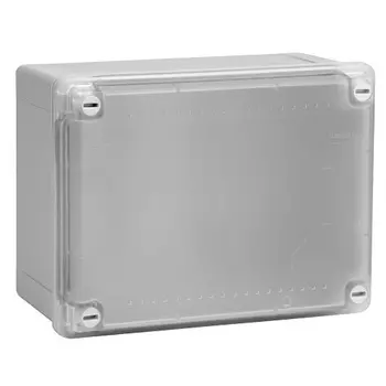 Коробка распределительная DKC 54120 с гладкими стенками, прозрачная, IP56, 190х140х70мм, "Express"